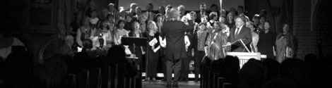 Der Chor auf der Bühne